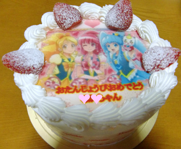 プリキュアのバースディ ケーキ ラプレ きゅーぴー