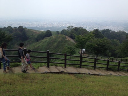 奈良公園を歩く（２）　若草山は奥深い三重の山_b0330040_22205030.jpg