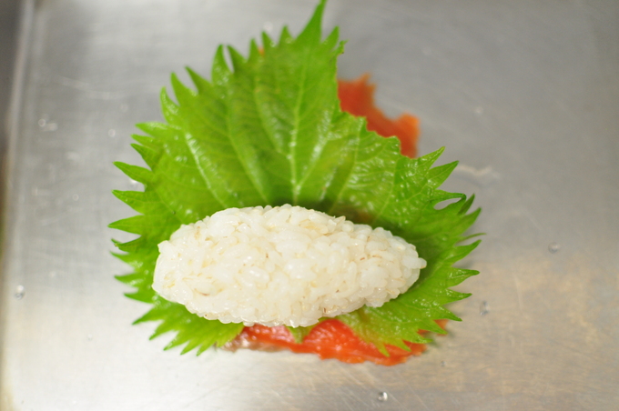 お刺身で俵巻き_f0318142_22535028.jpg