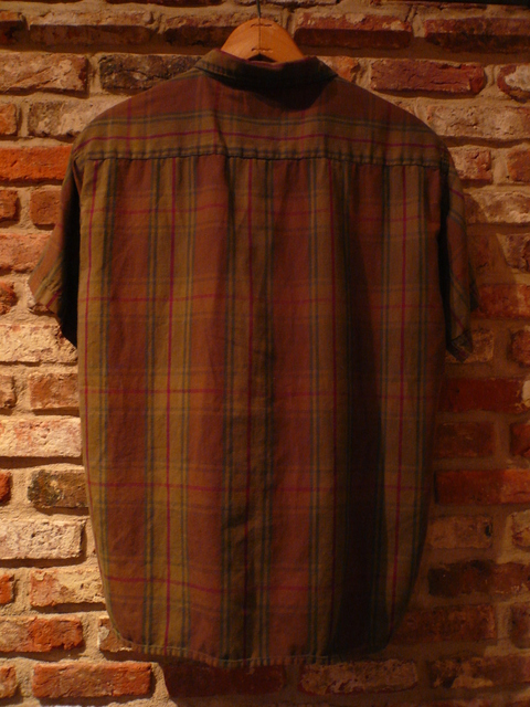 1960s \"KOLESPORT\" madras CHECK BOX-TAIL SHIRTS ._d0172088_22144029.jpg