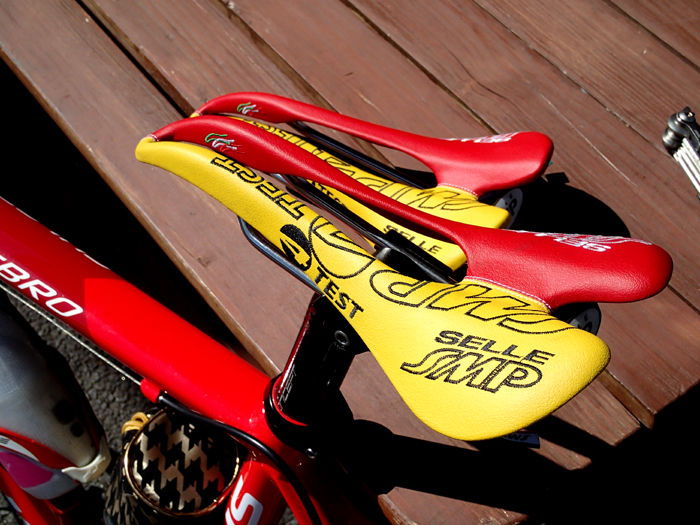 Selle Smp Dynamic Saddle Red And Yellow 4Test | eBay
