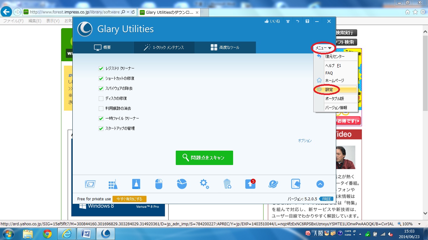 野菜でコミニケーション　②Glary　Utilitiesに再度挑戦_d0007071_5325548.jpg