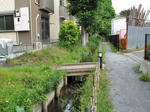 鈴木用水(玉川上水鈴木新田分水)(1)田無用水との分岐点から鈴木稲荷まで_c0163001_11135382.jpg