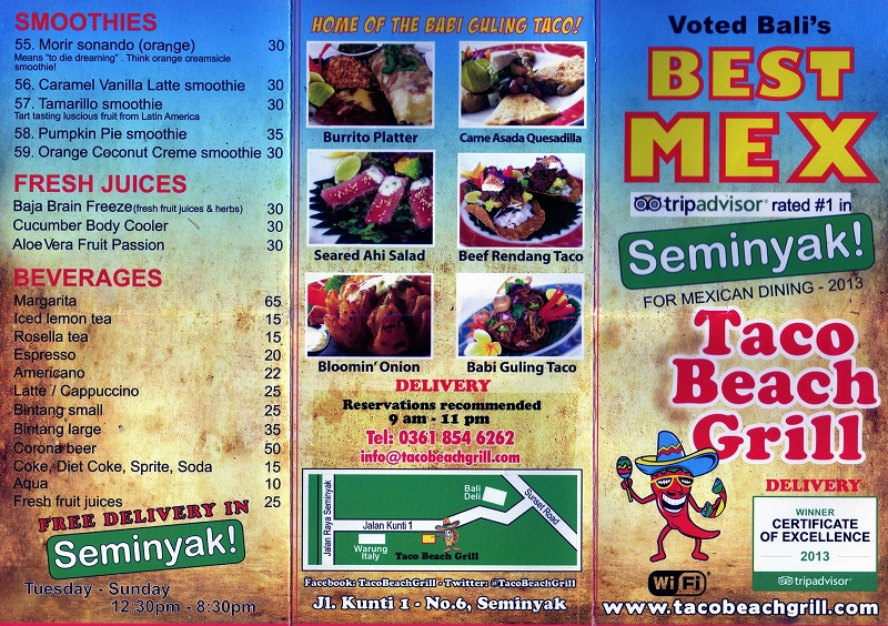 タコスジプシー、Taco Beach Grillでブンクスする @ Jl.Kunti, Seminyak (\'14年5月)_f0319208_17554497.jpg