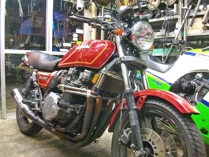 W尾サン号 Z1000Jのメンテ+挙動の対策♪(Part1) : バイク W尾サン号 Z1000Jのメンテ+挙動の対策♪(Part1) : バイク
