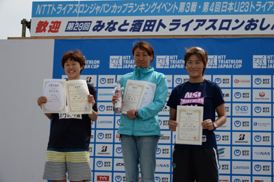 金栄堂サポート:鈴木まさみ選手 第29回みなと酒田トライアスロンおしんレースご報告&インプレッション!_c0003493_1111925.jpg