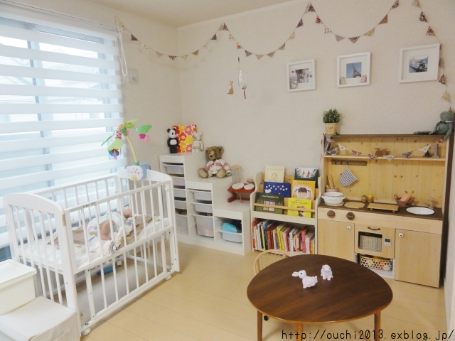 リビングの子供ゾーン ままごとキッチン はじめてのおうち
