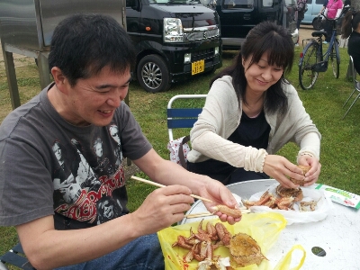 木村さんのかにまつり_d0164343_19383466.jpg