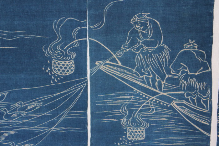 古布　木綿　麻暖簾　Japanese Antique texteile_c0325097_1633231.jpg