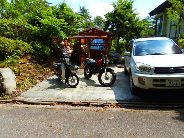 駐車場コンクリート自作舗装計画 車２台分予算５万円 安曇野別荘だより