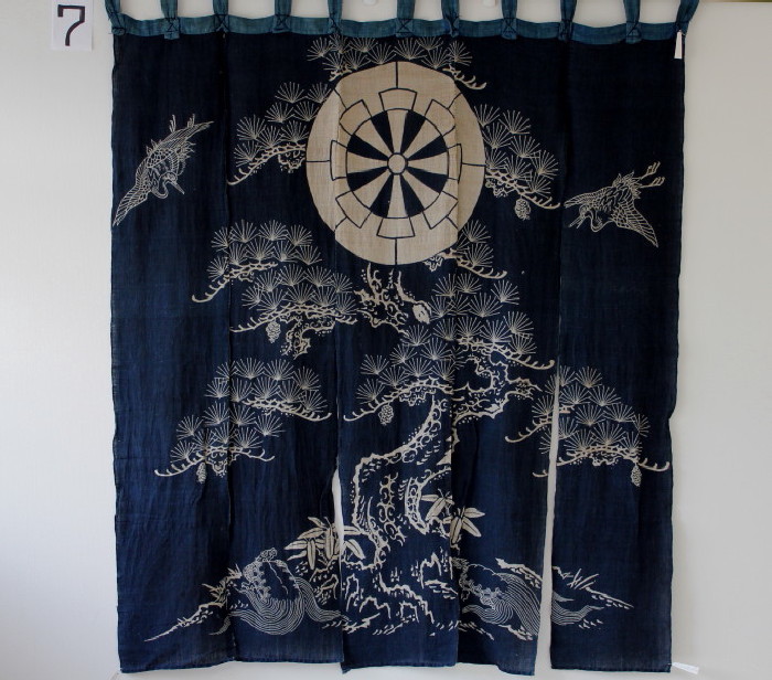 古布　木綿　麻　Cotton Hemp　Noren Japanese antique textile_c0325097_21115167.jpg