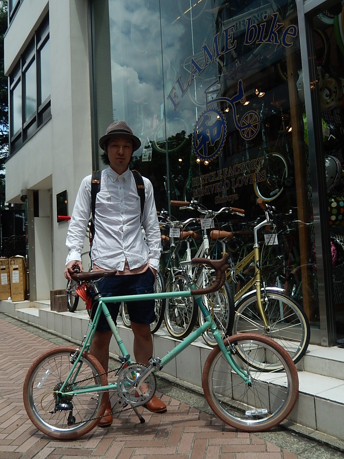 7月1日　渋谷　原宿　の自転車屋　FLAME bike前です_e0188759_16214384.jpg