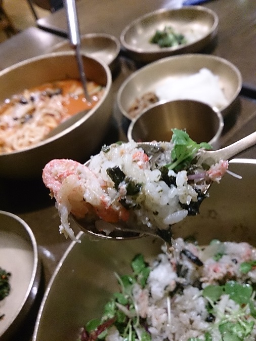 カニ好き必見! カニ肉のビビンパプ_b0060363_00526.jpg