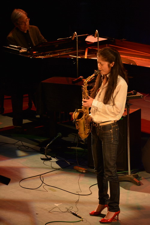 宇土ジャズを巡るジャズの仲間 尾崎佳奈子さん Utojazz