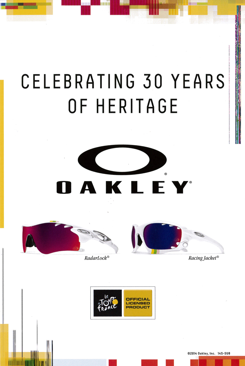 OAKLEY2014年ツール・ド・フランス コレクション限定サングラスRADARLOCK入荷!_c0003493_111862.jpg