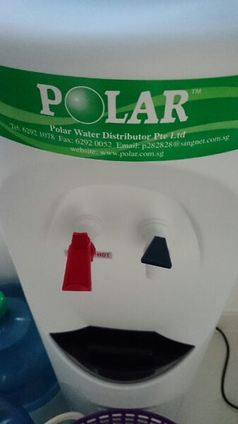 シンガポールのウォーターサーバー と蛇口交換 Polar 猫と娘と赤道直下 シンガポール育児ブログ