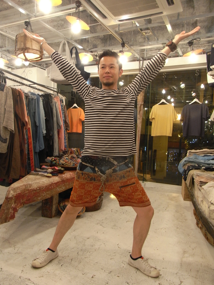 KAPITAL クレイジーパッチワークショートパンツ Remake リメイク