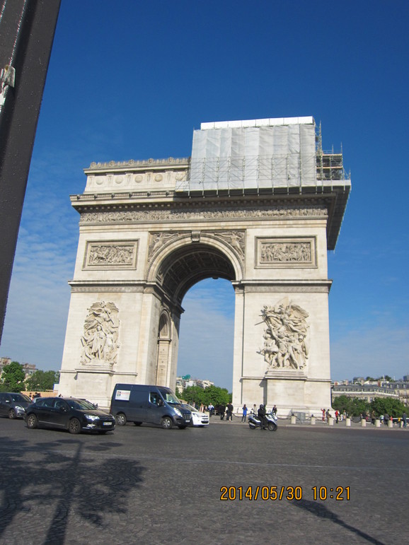 フランス旅行記25 (パリ フリータイム① 凱旋門) : 山武の世界史 フランス旅行記25 (パリ フリータイム① 凱旋門) : 山武の世界史