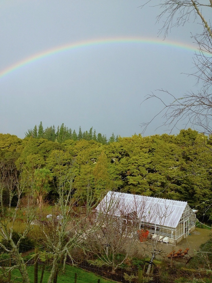 雨と晴れ間と虹、ニュージーランドの冬／　Rain and Shine, Rainbow inbetween_e0310424_185254.jpg