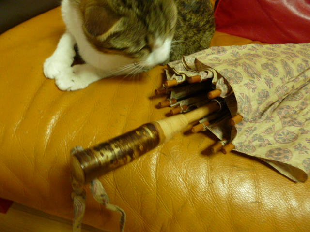 麻と綿の着物&インド更紗の日傘_b0242032_20141797.jpg