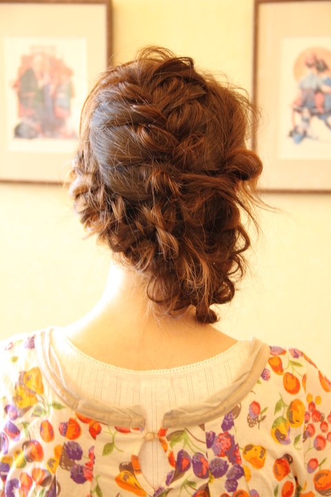 ヘアカラー　編み込み　ヘアアレンジ　さくら市　美容室エスポワール_f0052744_8363845.jpg