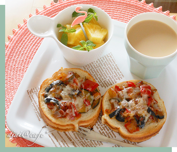 夏の朝ご飯part 2 Aiai Cafe 夏の朝ご飯part 2 Aiai Cafe