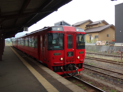 水害の爪痕　宮地駅（熊本県阿蘇市）_d0182075_4554462.jpg