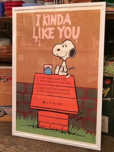 Snoopy Vintage Poster スヌーピー ビンテージポスター ｒｉｒｉｅ リリィ