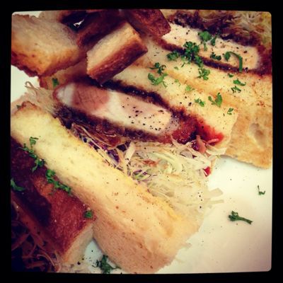 パワーチャージは洋食おかだのロービー丼やカツサンド_b0065587_2235954.jpg
