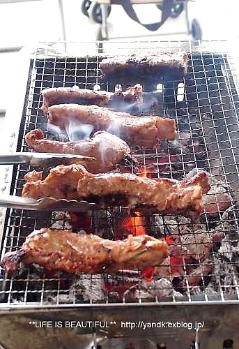雨だけどBBQ♪_d0083623_23494927.jpg