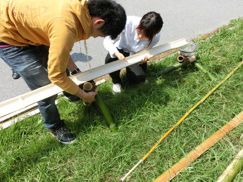 流しそうめんプレ!_c0120536_18153811.jpg