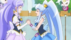 #23 ハピネスチャージプリキュア プリキュアスナックがつないだ絆？ひめ＆いおな_e0259663_2155039.jpg