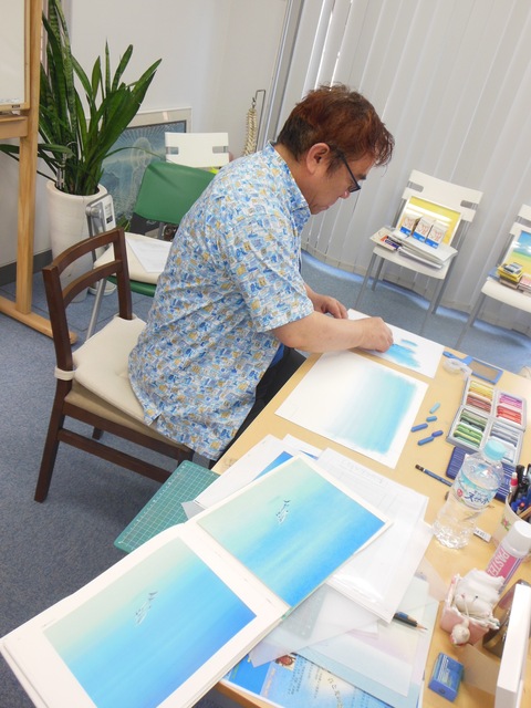葉祥明を描こう講座15期_f0071893_1605162.jpg