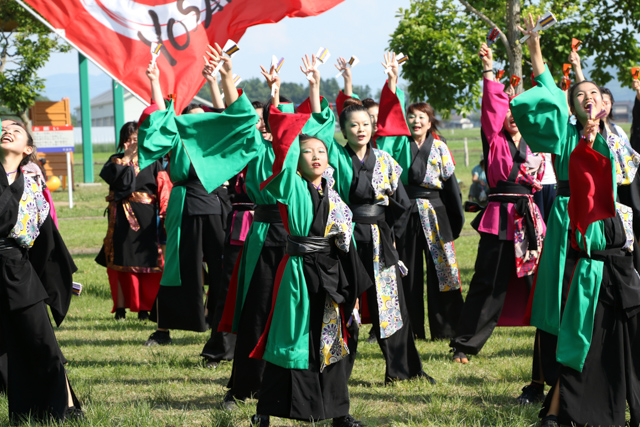 『浅舞公園あやめ祭り』でYosakoi_c0182210_00230847.jpg