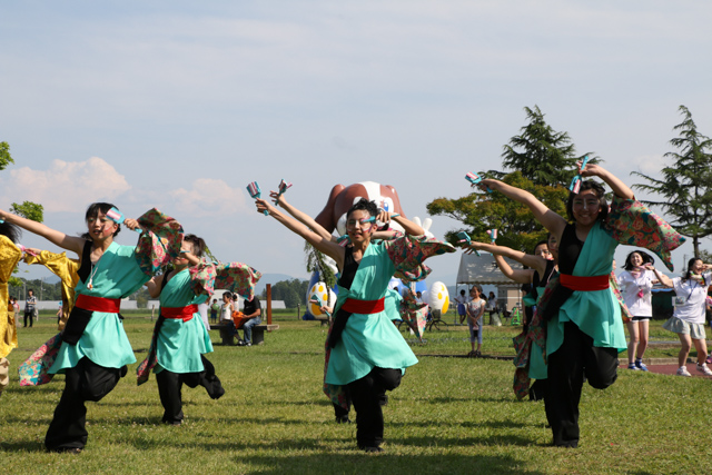 『浅舞公園あやめ祭り』でYosakoi_c0182210_00230854.jpg