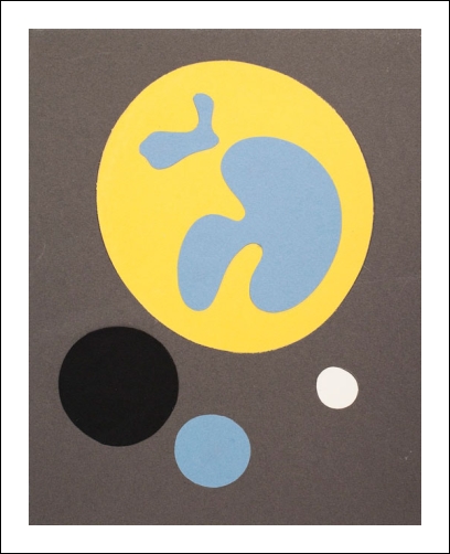 ジャン・アルプの木版画「Soleil Recerclé」（1966） : ガレリア