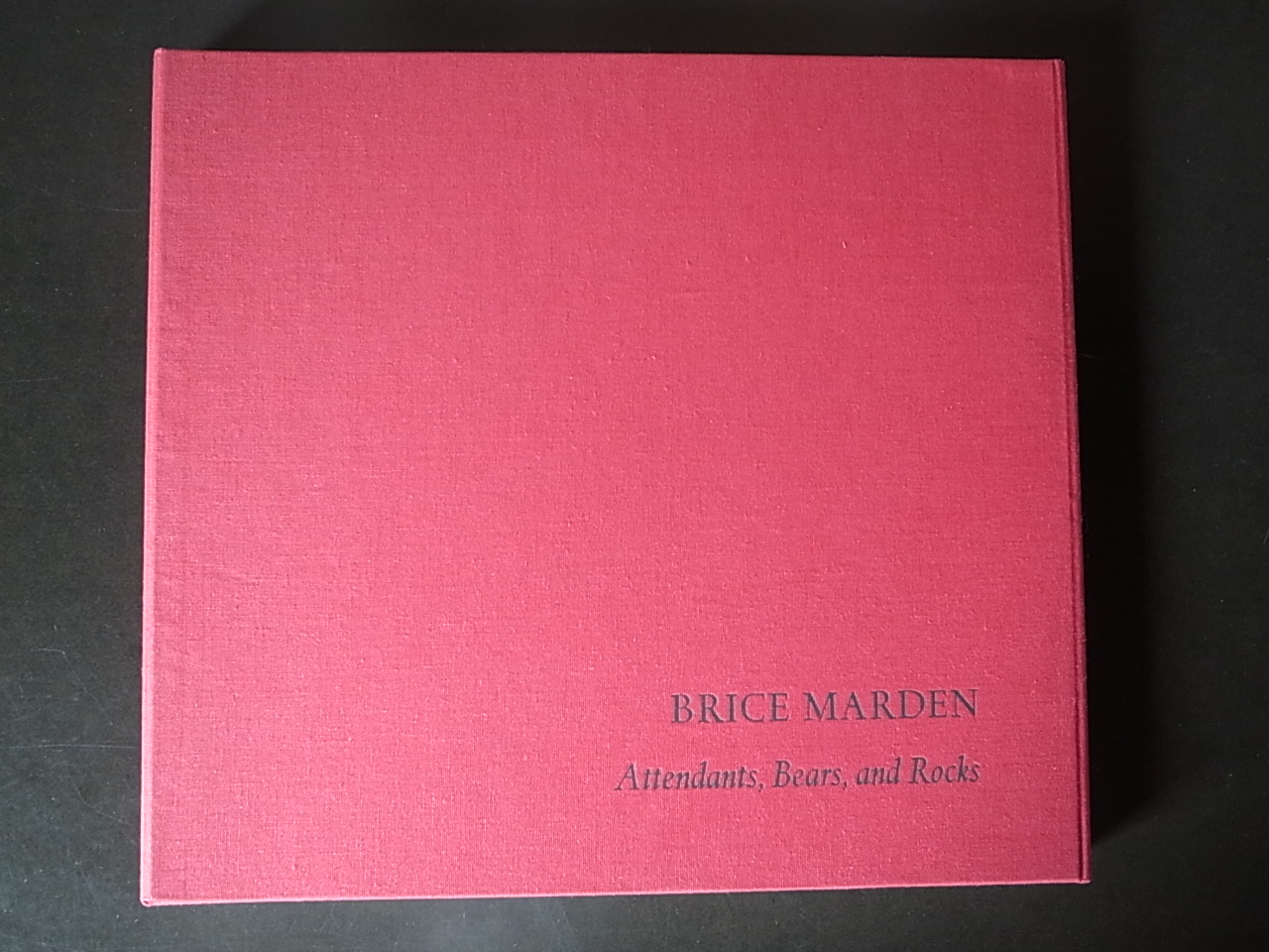 BRICE MARDEN ATTENDANTS, BEARS, AND ROCKS / Matthew Marks Gallery