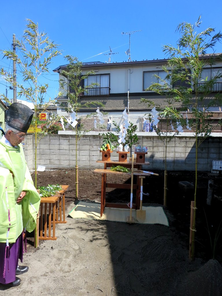 桜上水の家　地鎮祭！_a0165316_15545976.jpg