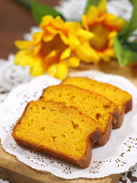 野菜スイーツ 人参のパウンドケーキ ゆずﾏﾏの料理手帳