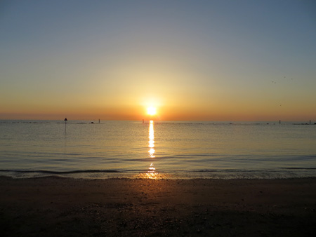 朝日の海からヒマワリの海へ_f0234936_65493.jpg