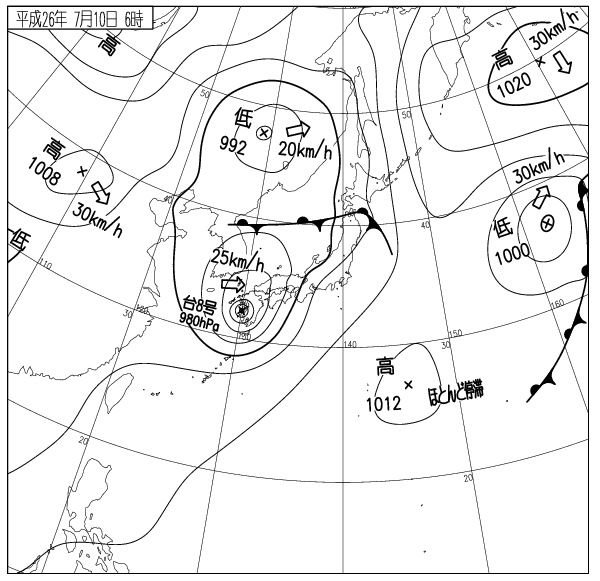 台風８号四国を通過中：強い南風の暴風雨炸裂中！_e0171614_852493.png