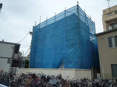 新築売りアパート完成間近(大田区編)_b0246953_209432.jpg