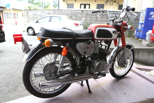 YAMAHA AS-1 125レストア車を預かり、エンジン始動までの日々