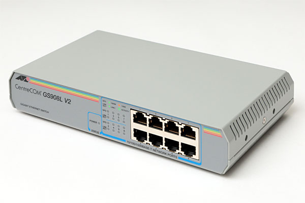 Allied Telesis CENTRECOM GS908S-TP V2 いく 4個 Allied Telesis CENTRECOM GS908S-TP V2 いく 4個