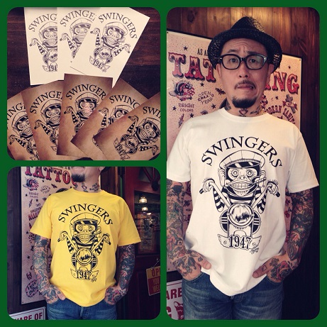 SWINGERSさんより  『HOLLISTER MONKEY』 T-Shirt_c0198582_134840100.jpg