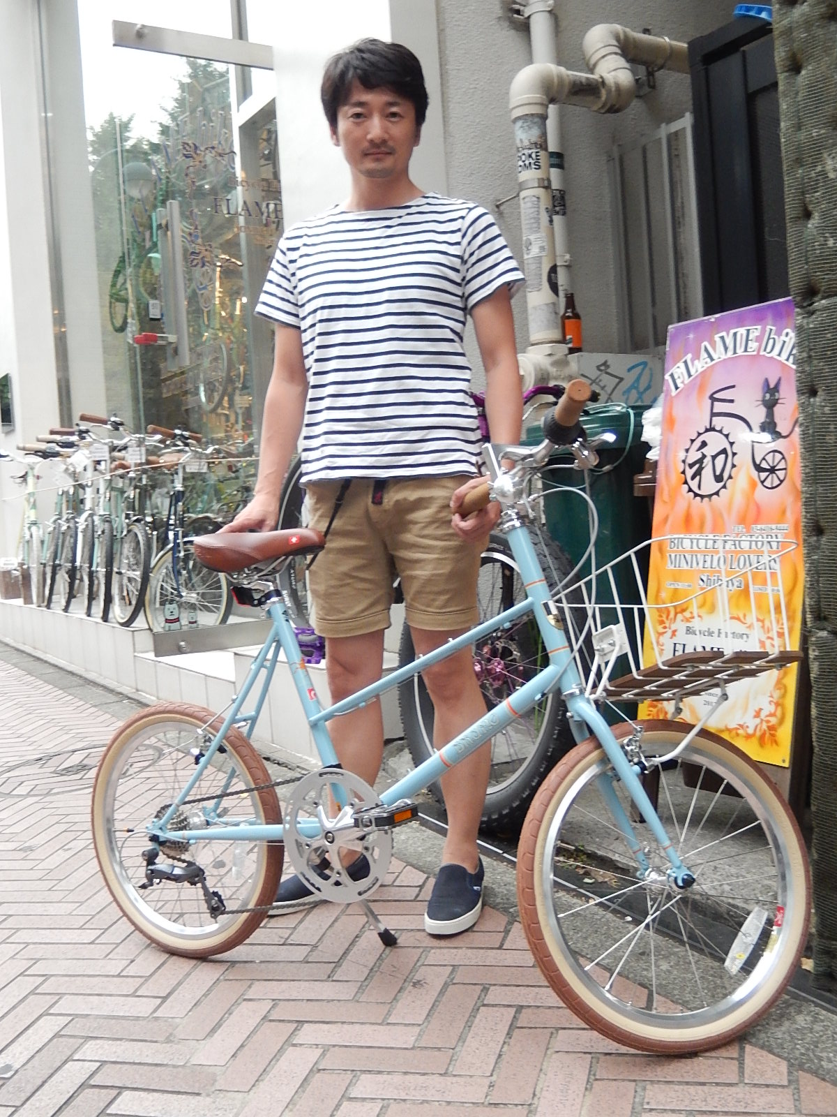 7月14日　渋谷　原宿　の自転車屋　FLAME bike前です_e0188759_12194029.jpg