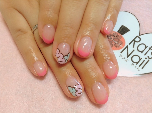 レトロフラワーネイル_c0294909_10173724.jpg