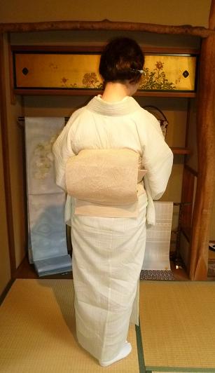 お母さまの八寸帯と翡翠の帆船の帯留のお客様。_f0181251_1922248.jpg