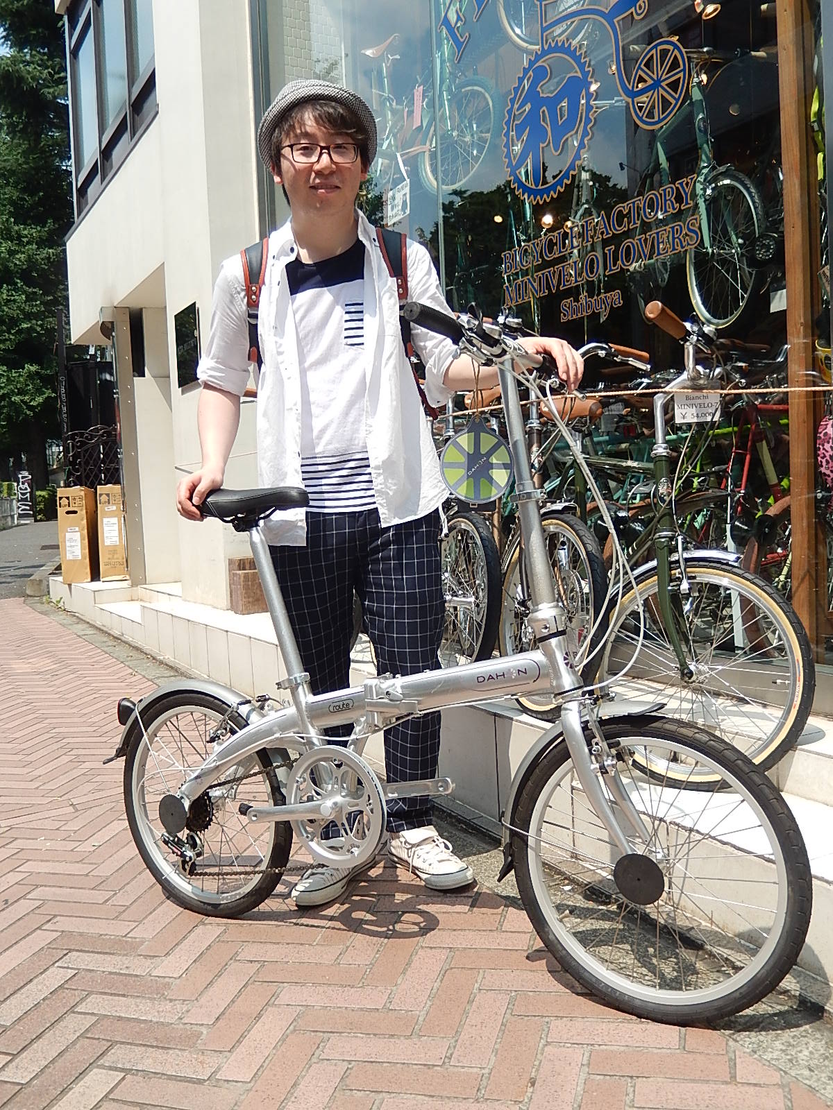7月15日　渋谷　原宿　の自転車屋　FLAME bike前です_e0188759_16575737.jpg