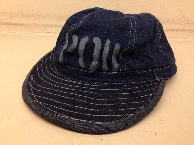 7月16日(水)大阪店ヴィンテージ入荷!#5 Vintageプリズナー編!!40\'s\"POW\"デニムキャップ!!(大阪アメ村店)_c0078587_143817.jpg